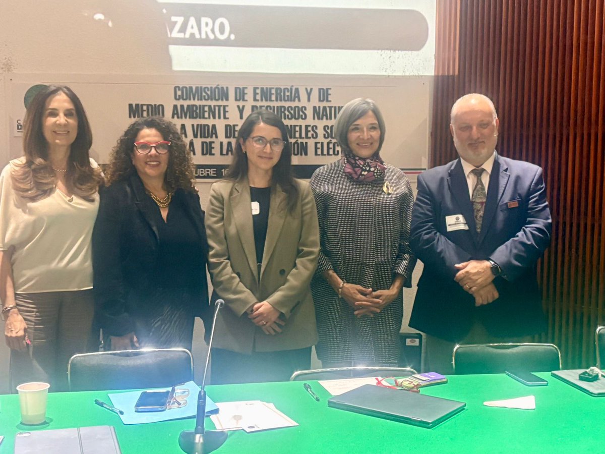 RocioAbreuA's tweet photo. Agradezco a todas y todos los que asistieron y distinguieron este encuentro con su presencia y valiosas aportaciones para seguir impulsando un México más sostenible y comprometido con el medio ambiente. 🇲🇽💚
#EnergíasRenovables #ForoSolar #TransiciónEnergética #RAA https://t.co/sQkjCPUYWj