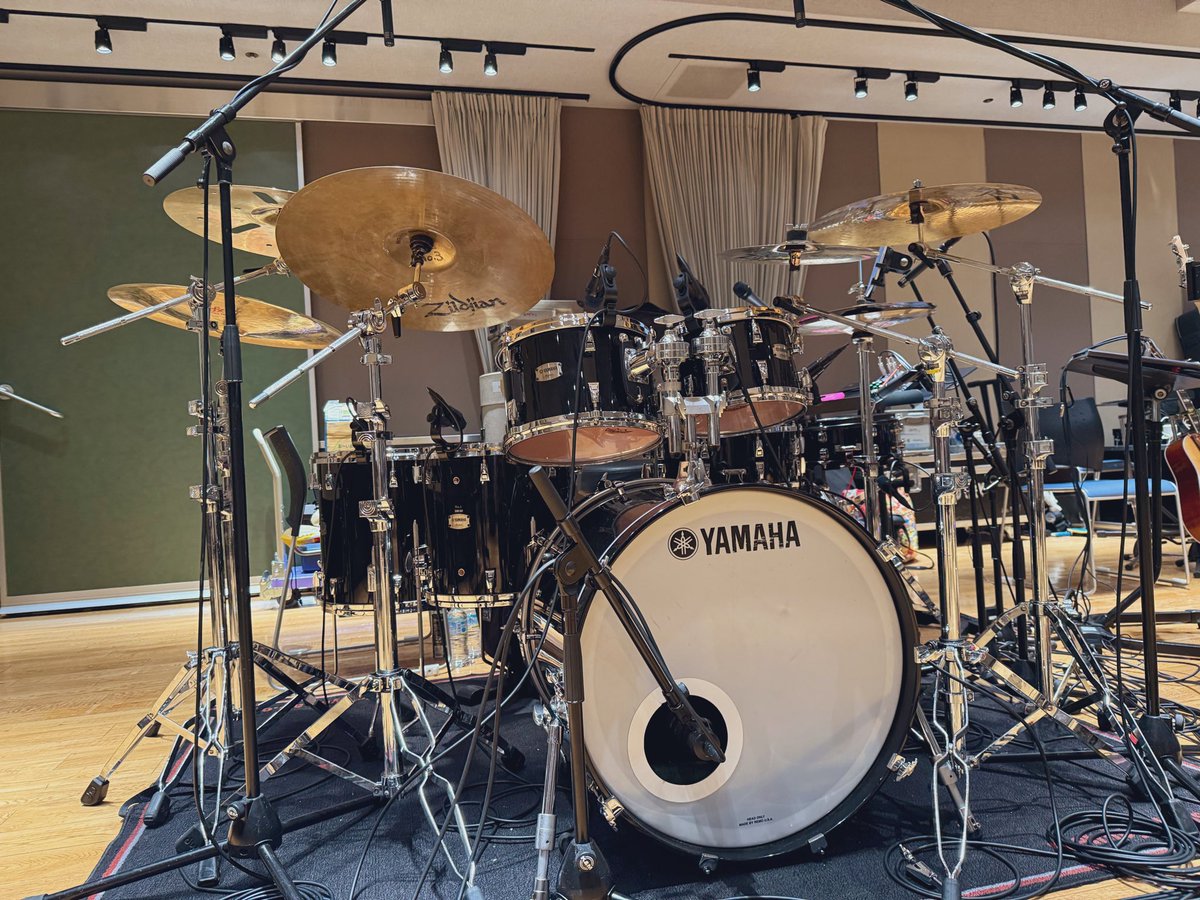 今日は朝からリハーサル

久しぶりの多点🥁🥁🥁