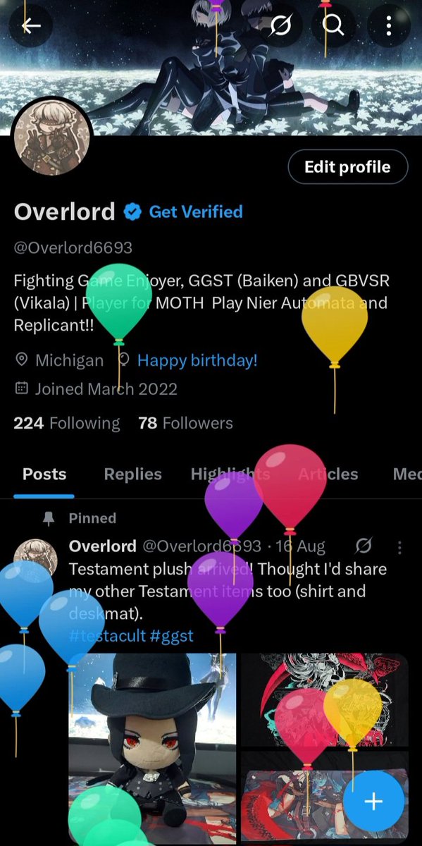 Woe, Birthday be upon me :D