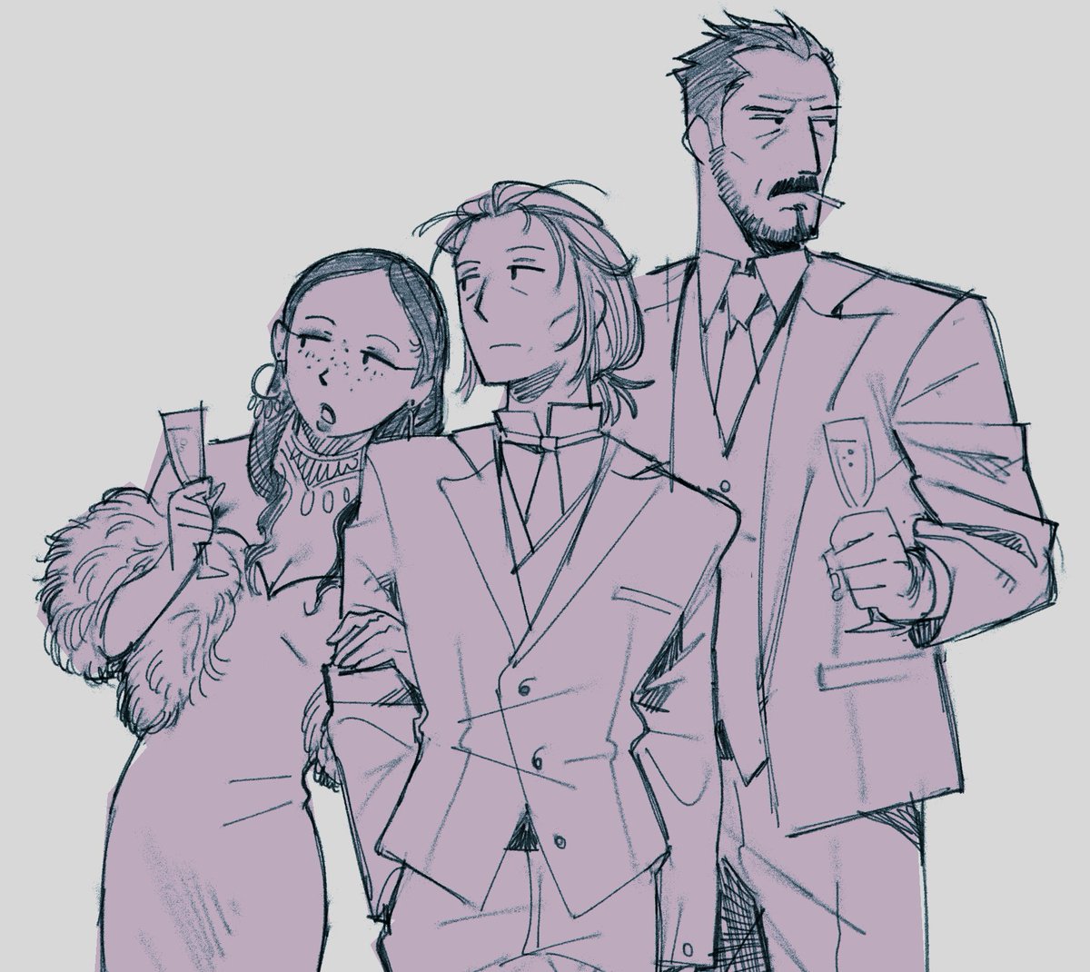 just wanted to dress them up fancy