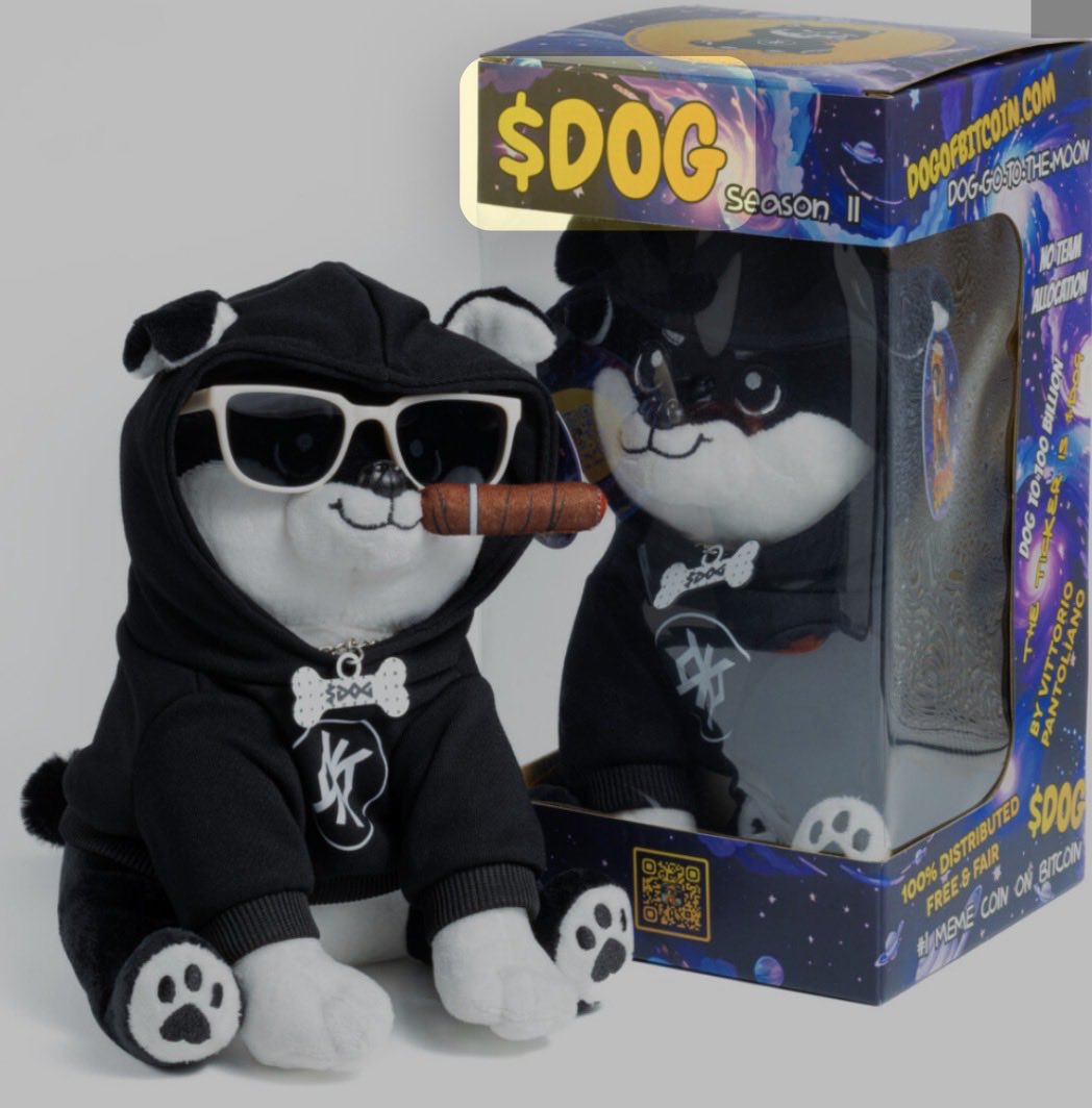 DogOfBitcoinOG's tweet image. While we wait for X to restore the official account, let’s grow this one into the next $DOG OF BITCOIN 🐕
Goal: 1,000 followers 🎯
Prize: 1x SZN II Plushie + claimable PFP once we hit 1K 🎁
To qualify:
🔁 Repost
💬 Comment below
@VittoPantoliano @Relentless_btc @MrKeyway…