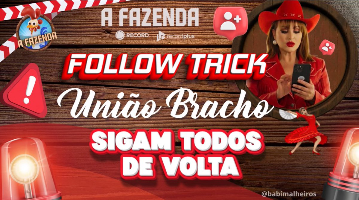 gabyspanic's tweet photo. FOLLOW TRICK DA UNIÃO 💃

• Dê RT e COMENTE nesse tweet para ganhar seguidores

• Siga quem comentar 

• Siga de volta todos que te seguirem

Siga o nosso perfil e ative as notificações 🔔 

#TeamGaby #AFazenda17 https://t.co/7GpGskaWJ9