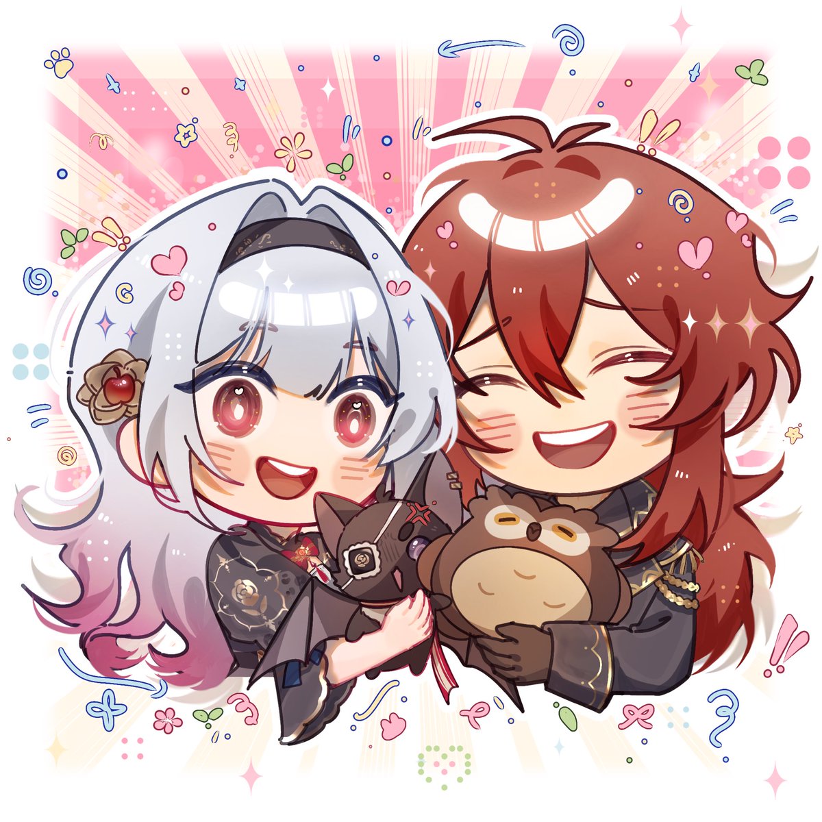 she laughed first—he couldn’t help but follow… maybe the plushie’s is the real cupid here 🧸❤️
 
#shaeluc