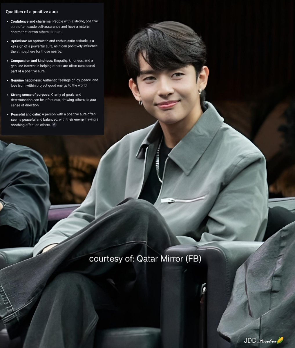 When I googled the qualities of a POSITIVE AURA, it all led to him. 

#NETIZENSCHOICE #JUSTINDEDIOS for Asian Celebrity of the Year #ACOTY2025 #ACOTY2025JUSTINDEDIOS <a href="/thenreport/">The Netizens Choice Magazine</a> 

#SB19_JUSTIN