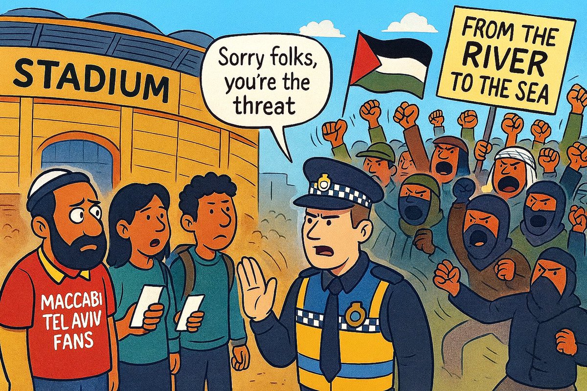 <a href="/AyoubKhanMP/">Ayoub Khan MP</a> ⚠️‼️⚠️‼️⚠️‼️⚠️‼️⚠️‼️⚠️‼️⚠️

🔶 Outrageous 

🔶 A sitting UK MP celebrates that Jewish fans of Maccabi Tel Aviv will be banned from attending a football match — simply because they are Israelis.

🔶This isn’t “safety.”

🔶 This is collective punishment and anti-Jewish