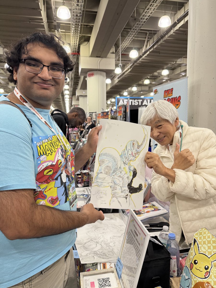 LumRanmaYasha's tweet photo. Photos I took withAkira Himekawa, Bill Plympton, Hidetoshi Omori, and Gen Sato! https://t.co/PngPFrLD7v