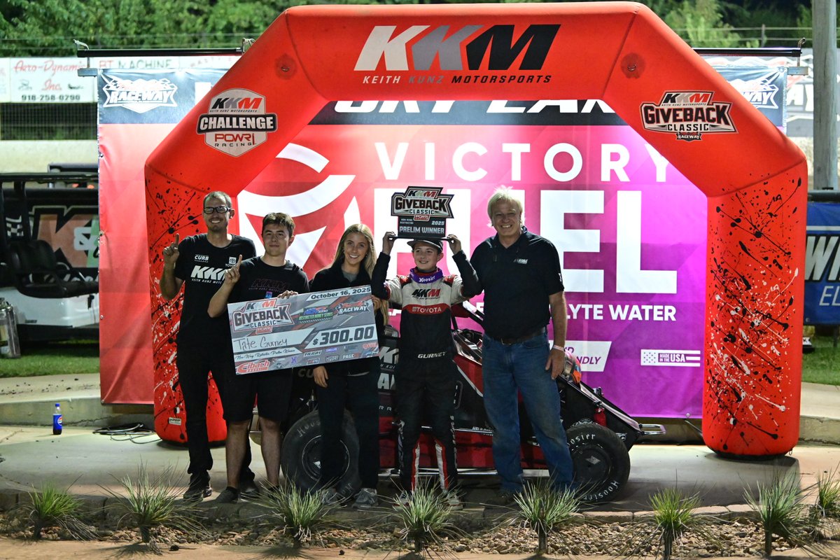 Tate Gurney Wins in Restrictors and Stetson Stroup Victorious in Jr Sprints in KKM Giveback Challenge Preliminary Night One. Read More: powri.com/news/?i=182758