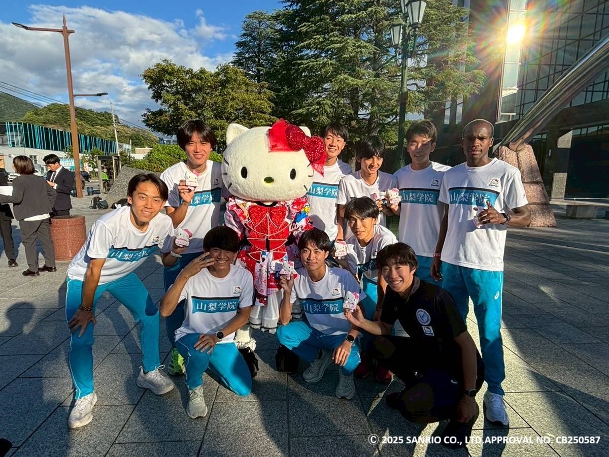 サンリオ様・ハローキティと共に箱根路へ 全員で力を合わせて最後まで