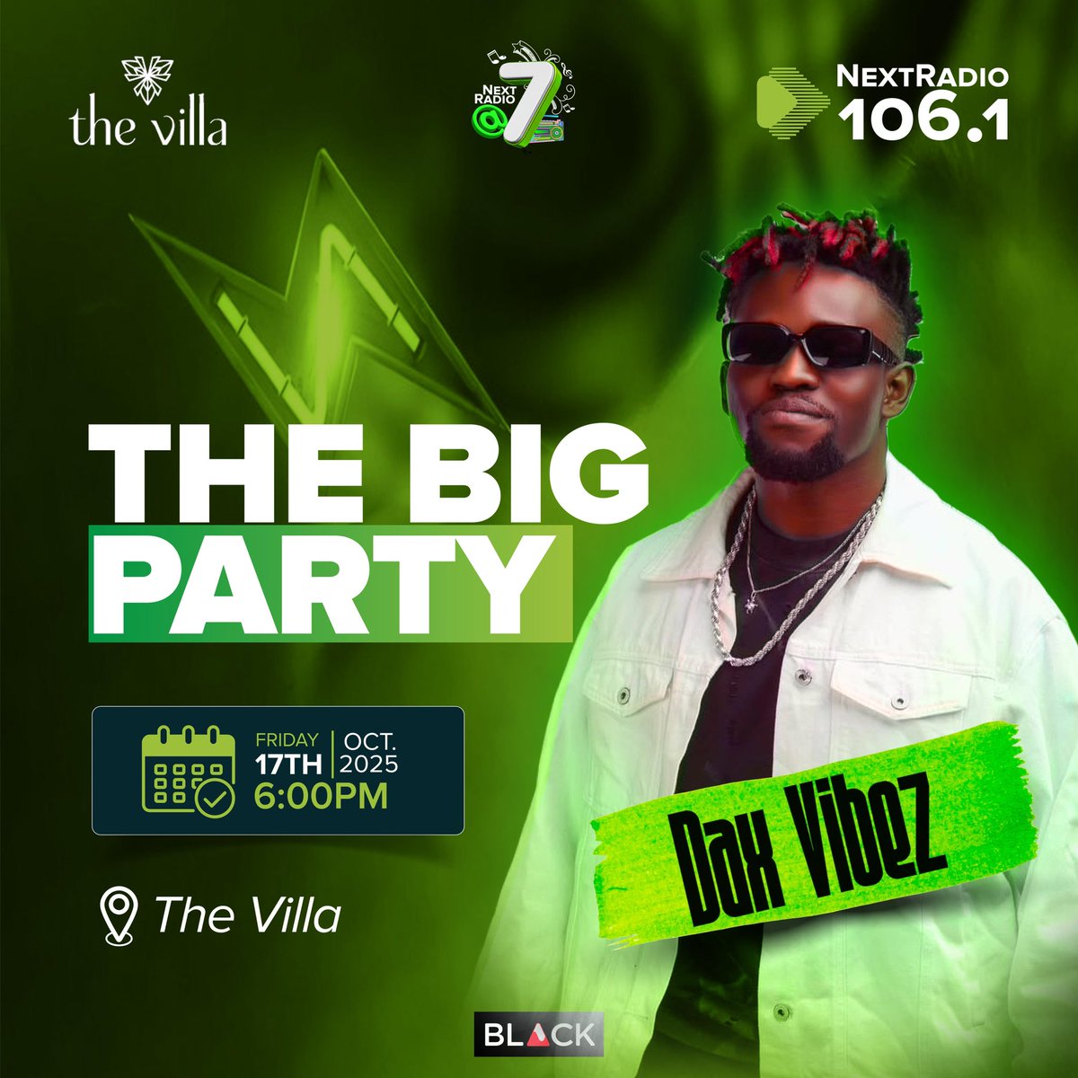 Tonight at <a href="/thevillaUG/">the Villa</a> we party hard in celebration of <a href="/nextradio_ug/">Next Radio 106.1FM</a> making 7 years.
#NextRadioAt7 #NextRadioUG
