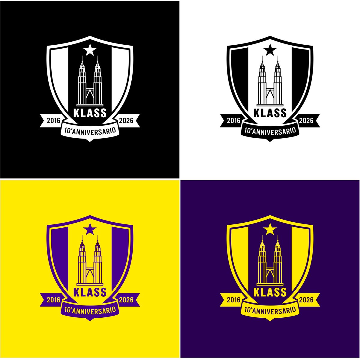 LOGO YANG MUDAH DITUKAR WARNA

Logo yang baik mesti fleksibel boleh tukar warna ikut latar.
 Latar gelap, logo cerah. Latar cerah, logo gelap.

Contohnya logo Oldstar FC – KLASS, dah saya sesuaikan supaya nampak jelas atas semua warna.

#SportDesign #JurnalMil