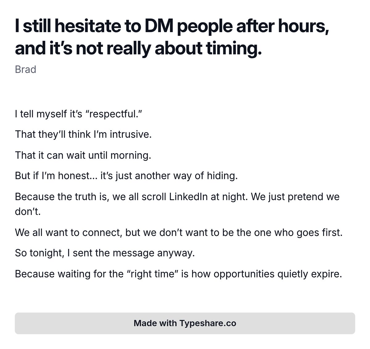 BCDataInsights's tweet photo. We act like DMs have office hours. 
They don’t. 
Fear just made the schedule https://t.co/Rq8lNTKDG2