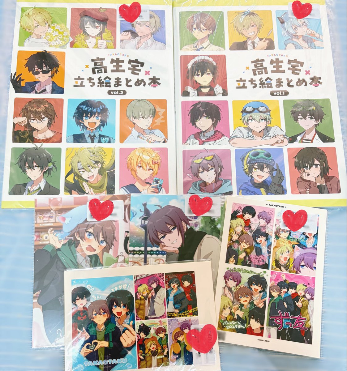 一旦落ち着いたのでようやく開封できました。御本もポストカードもシールも嬉しい〜😭💕
レイヤー、基本的に更衣室でスマホ取り出すわけにはいかないから紙媒体の資料って本当に助かる。
#TAKAOTOMMY