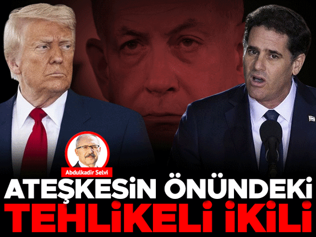 Hurriyet's tweet image. Abdulkadir Selvi yazdı: Ateşkesin önündeki tehlikeli ikili
🖊️@abdulkdir_selvi
hurriyet.com.tr/yazarlar/abdul…