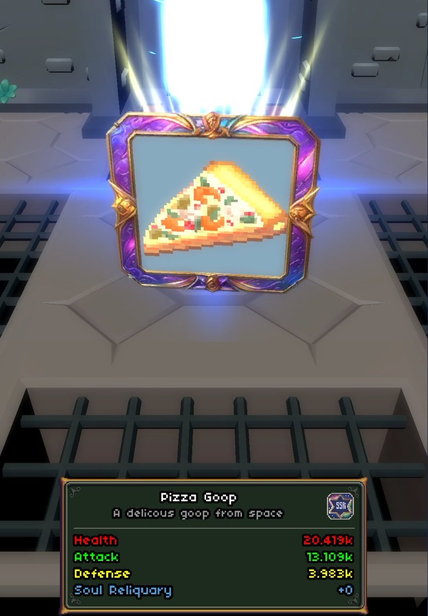 season3始まってるよ〜🍕 SSR引いたマン🎯 
シーズン中に宝箱買うとポイント貯まるわスライム強くなるわで二度美味しい😋