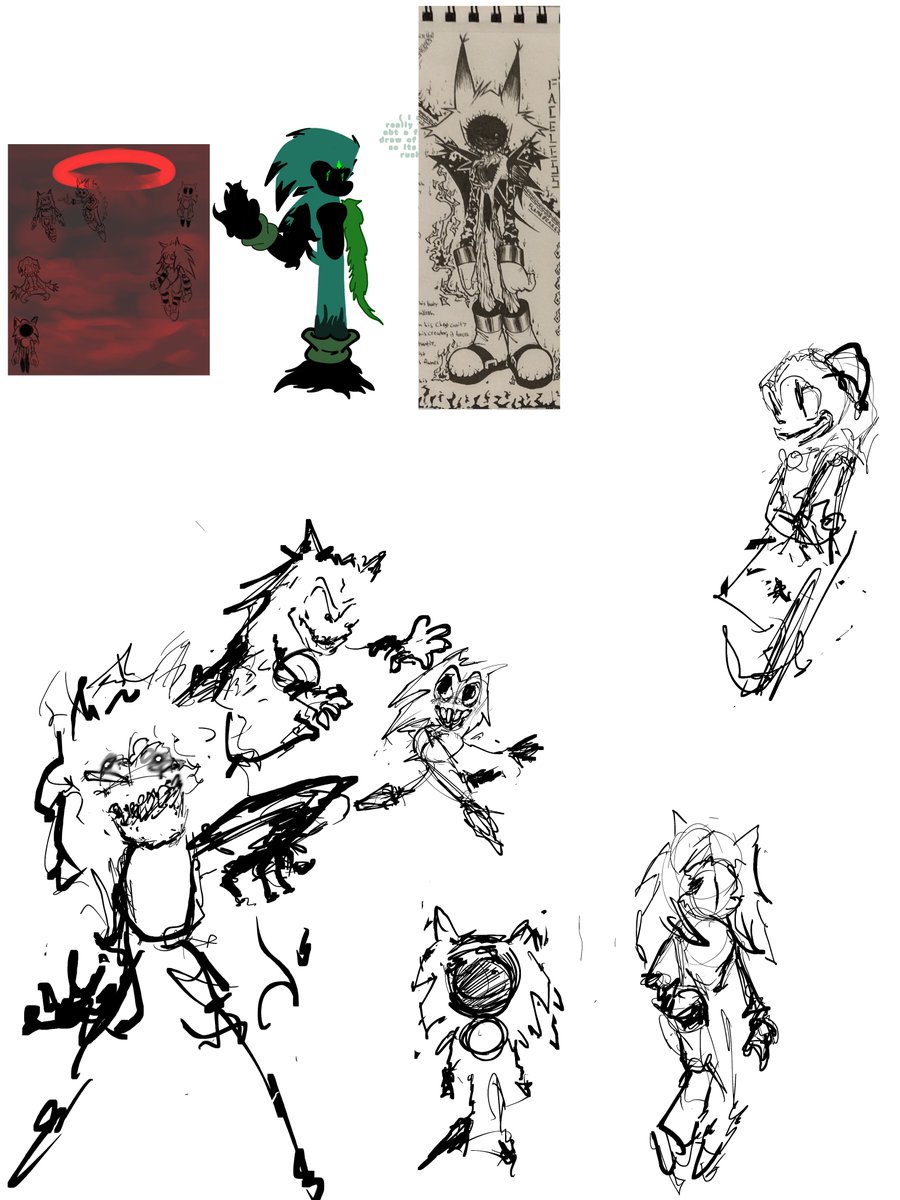 If yall know any exes with void faces lmk (ocs included) #sonicexeoc