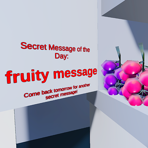OfficialRAC_'s tweet photo. fruity message | Message of the Day #223 | #RobloxArsenal https://t.co/tb4Y2VMUp4