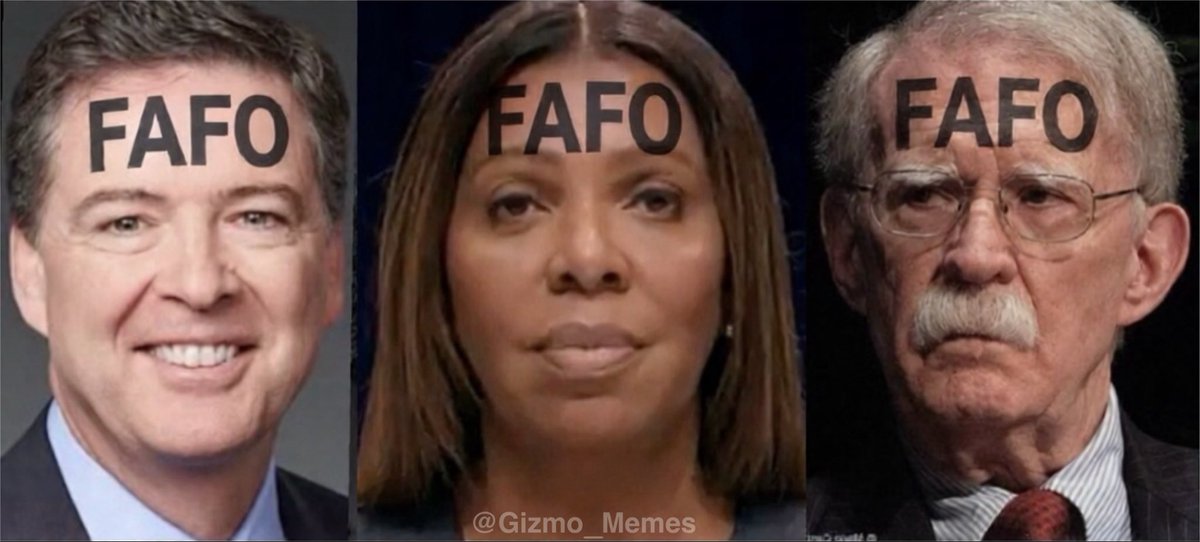 James Comey

Letitia James

John Bolton

Who will be next to wear the stamp? 🤣