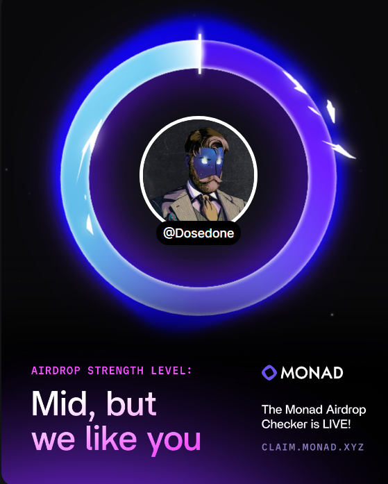 Ledger support was finally added to <a href="/monad/">Monad (mainnet arc)</a> claim 

Appreciated 😎😎😎😎😎😎