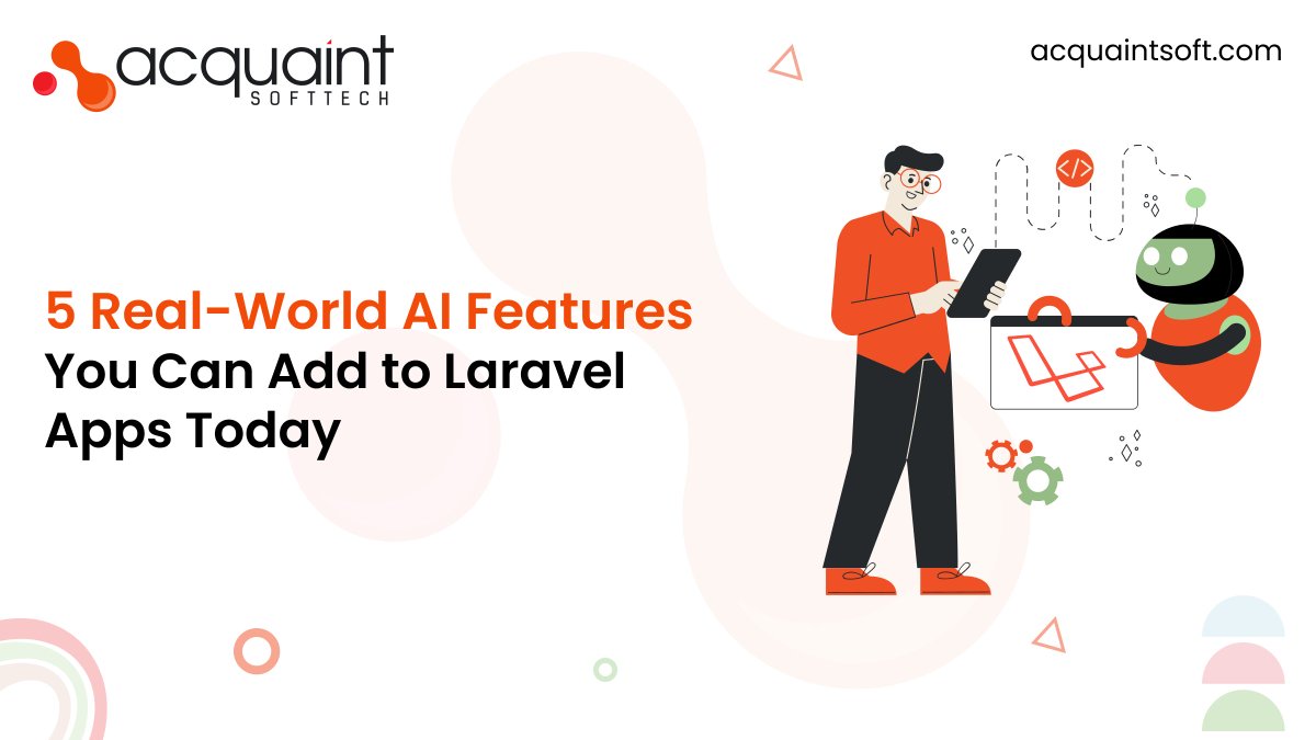 Acquaint Softtech (@acquaintsoft) on Twitter photo Artificial intelligence is reshaping what's possible in web apps. If you're working with Laravel, our new blog post is a must-read. We break down the 'how-to' of adding powerful AI features, turning complex concepts into actionable steps for developers.
Curious about the Artificial intelligence is reshaping what's possible in web apps. If you're working with Laravel, our new blog post is a must-read. We break down the 'how-to' of adding powerful AI features, turning complex concepts into actionable steps for developers.
Curious about the