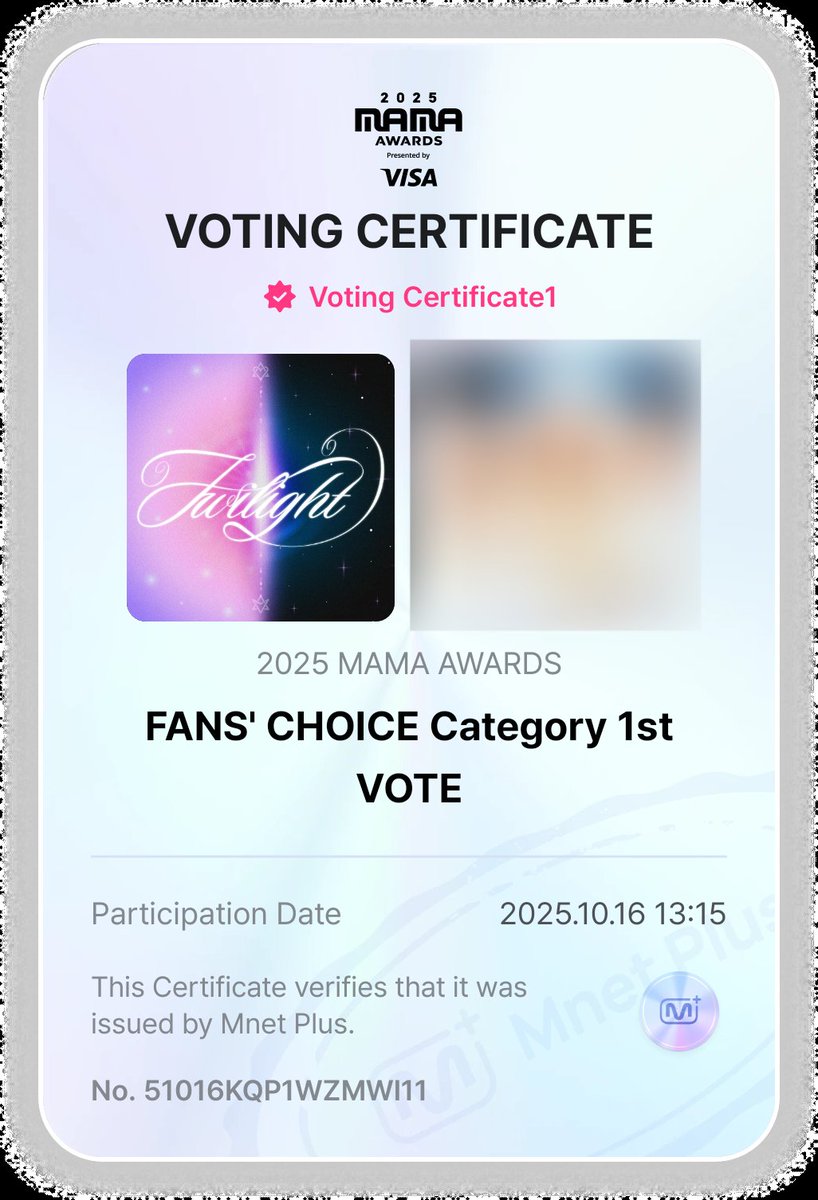 🏆 | AWARDS

ASTRO está nominado en la categoría Fans' Choice Male en los MAMA Awards 2025! Para votar descarga la app de Mnet y deja tu voto diario

RECUERDA‼️
• Votación por la app = 90%
• Votación a través de X = 10%

I vote for #ASTRO at #2025MAMAVOTE