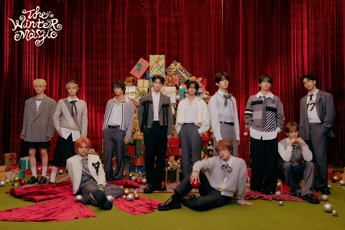 official__INI's tweet image. CONCEPT PHOTO âïž:*ïŸ
: Holiday Present ver.
INI WINTER SINGLE
"THE WINTER MAGIC"
2025.11.19 RELEASE
#INI #INI_THE_WINTER_MAGIC
#ãŠã£ã³ããž