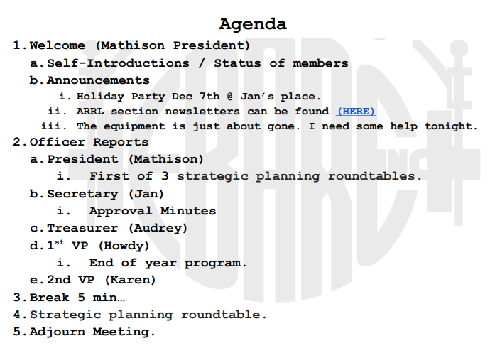 Next EBARC General Meeting: Friday, October 17th.  
Time: 7:00 pm   

Location (in-Person): Unitarian Universalist Church of Berkeley, Safir Room - 1 Lawson Rd., Kensington, CA    

Hams and guests invited to attend.    

Members: check email for current Zoom info.    

73