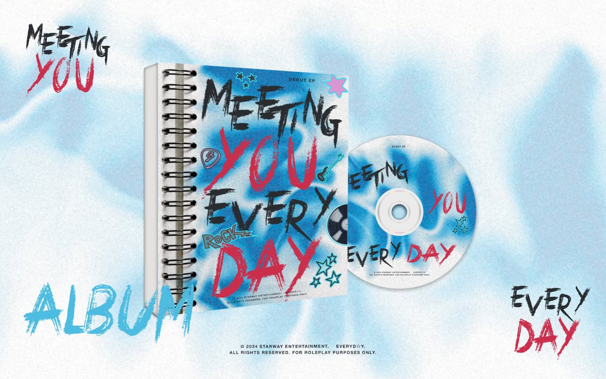 STARWAY_Ent's tweet image. ㅤ
STARWAY ENTERTAINMENT

𝐄𝐕𝐄𝐑𝐘𝐃☆𝐘
DEBUT EP: 𝘔𝘦𝘦𝘵𝘪𝘯𝘨 𝘠𝘰𝘶 
ㅡ GLOBAL RELEASE

17.10.25
ㅤ
Out now on all platforms!! 
👉🏻 [ RT to purchase ]
ㅤ