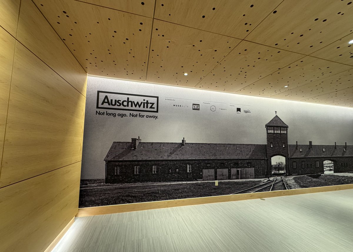 We had the privilege of attending today’s opening of the <a href="/auschwitzxhibit/">Auschwitz Exhibition</a> in Cincinnati. If you are in the area, we encourage you to visit this remarkable exhibition, which brings together more than 500 original artifacts from the <a href="/AuschwitzMuseum/">Auschwitz Memorial</a> and over 20 museums and