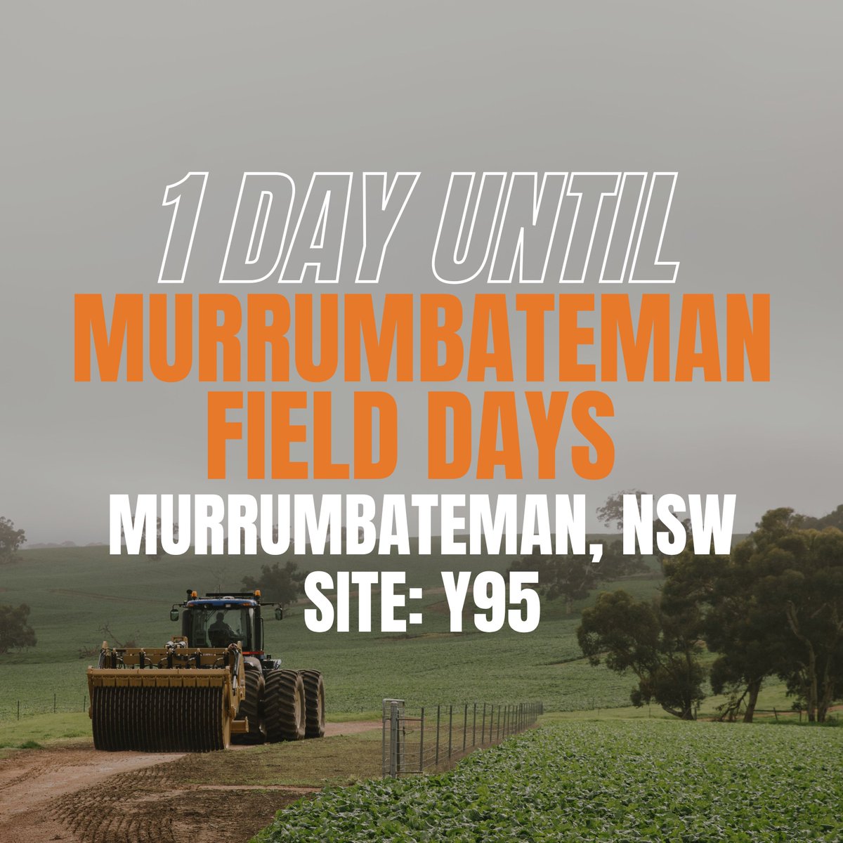 ⏳ Just 1 day to go!

We’re excited to be at Murrumbateman Field Day tomorrow with the H4 Reefinator 🚜✨ Come see it up close and chat with our team – we’re at Site Y95 and can’t wait to catch up with you!

#MurrumbatemanFieldDay #FieldDays2025 #AgEvents