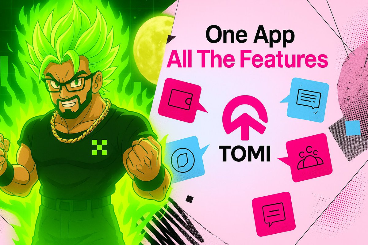 Most platforms extract value from users. TOMI gives it back.

Every action inside the app, a message, a payment, a sub fuels the $TOMI loop.

Fees buy back &amp; burn tokens, while creators and affiliates share in the rewards.

Chat → Burn → Earn → Repeat.

Simple, deflationary,