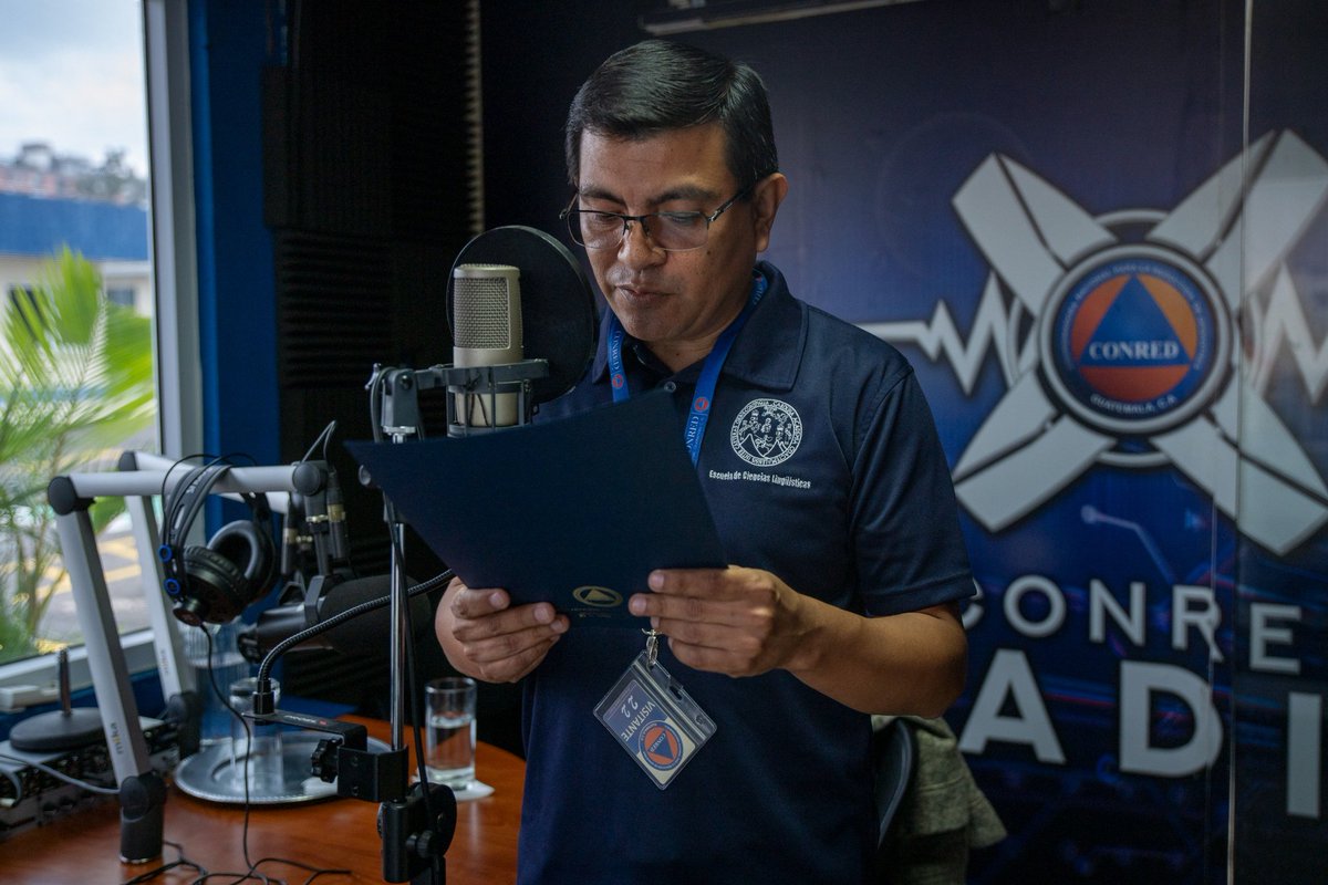 ConredGuatemala's tweet photo. Como parte de las alianzas interinstitucionales en la divulgación de medidas de prevención en eventos socio organizativos, este día se ha realizado la grabación del minuto de seguridad en traducción a portugués.
¡Gracias por su apoyo #CALUSAC! https://t.co/s8hCQqffNN