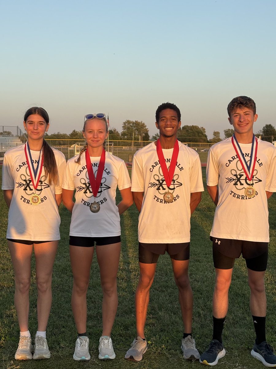 Both squads competed well tonight @ the South 7 meet. Boys placed 3rd &amp; led by Zion Wilkins 2nd &amp;  Rylan Kurfman 10th; girls placed 4th &amp; led by Sophie Krupa 2nd &amp; Nora Epplin 4th. Zion, Sophie, Nora earned 1st team all-conference &amp;  Rylan earned 2nd team all-conference...