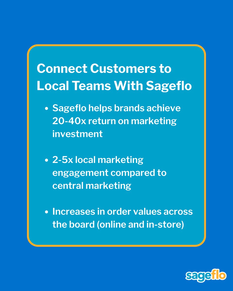 sageflo's tweet image. In this blog, Meya Block shares how brands that invest in their local teams drive in-store engagement.

Read here: bit.ly/4nND8Cy
#distributedmarketing #storetraffic #engagement #sageflo