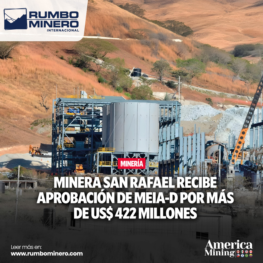 rumbominero's tweet photo. 🚨 @Minsur_Oficial obtiene aprobación ambiental por más de US$ 422 millones.
🔹 El Senace aprobó la MEIA-d de San Rafael (Puno).
⚒️ Más en Rumbo Minero 👉 https://t.co/bMH3oYbeng
#Minería #Minsur #SanRafael #Sostenibilidad #Senace #RumboMinero https://t.co/YbaT1p6aPV