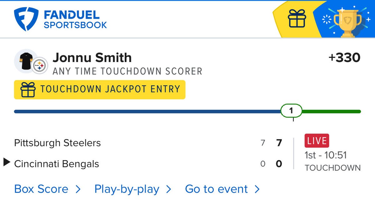 LFGGG🔥✅💪🏾 Had that feeling he was scoring first💯 Let’s see what the payout gon be 🤔

dubclub.win/PlaysByZo/