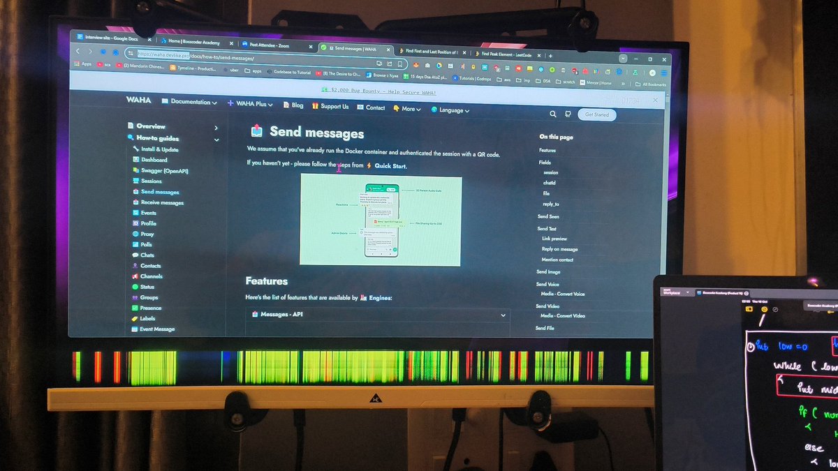 MEETBHANUS61087's tweet image. Day 5/100: #100DaysOfCode Getting a job in 5 months.

Project 6h and DSA 3h

1. Did 4 BS question (I m getting the hang #Leetcode
2. Did maigration from twilo to the open source what&apos;s api waha.devlike.pro cus it is free 

#100DaysOfCode #buildinpublic #Java #DSA #cpp