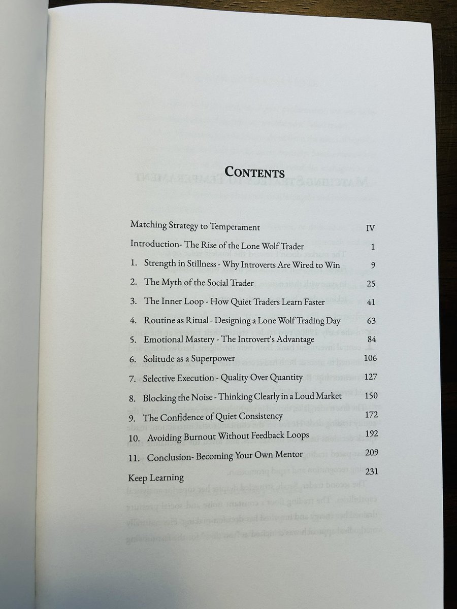 SJosephBurns's tweet photo. From my book: The Introvert Trader's Edge: The Profitable Trading Psychology of the Lone Wolf

Book link: https://t.co/QpewTx4crs https://t.co/2tXE2aXko6