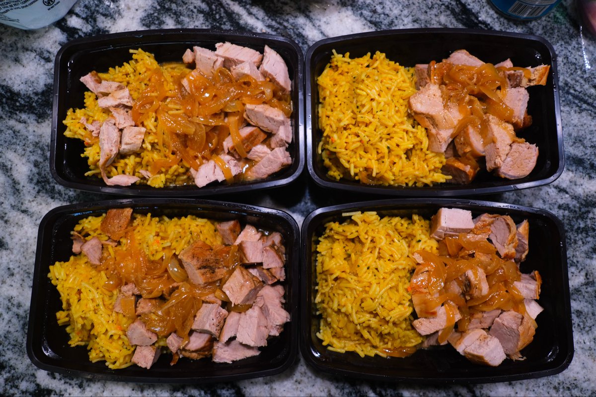 Mini meal prep. Pork tenderloin with onions, garlic, a bit of beef broth, and powdered pork gravy on top. High on 2 hours with rice a roni. #fujifilm #fujifilm_xseries