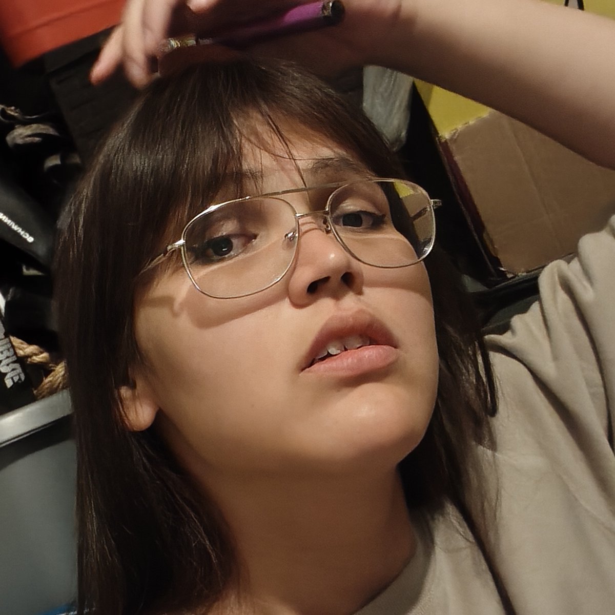 Aries_Gets_Pets's tweet photo. Teenage engineering #trans girl cant make more than one song a month!!!
#transmusic #opxy (selfie for obvi reasons) https://t.co/GYygc8XQ6z