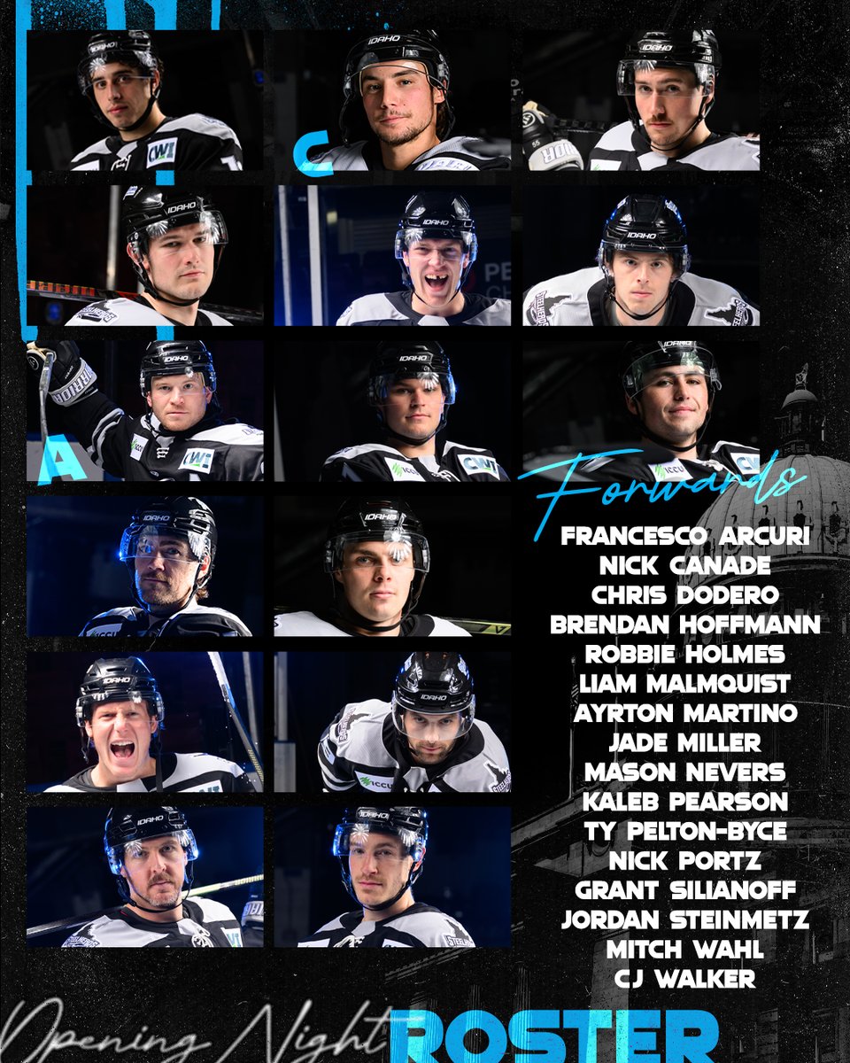 Your new favorite players have arrived 🤩

Check out the 2025-26 Steelheads opening night roster!

📰 DETAILS : bit.ly/47sr0kx
