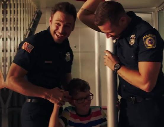 disastergaydiaz's tweet image. “chris was 8 years old when we took him on a ride along” 🥹🥹 #911onABC