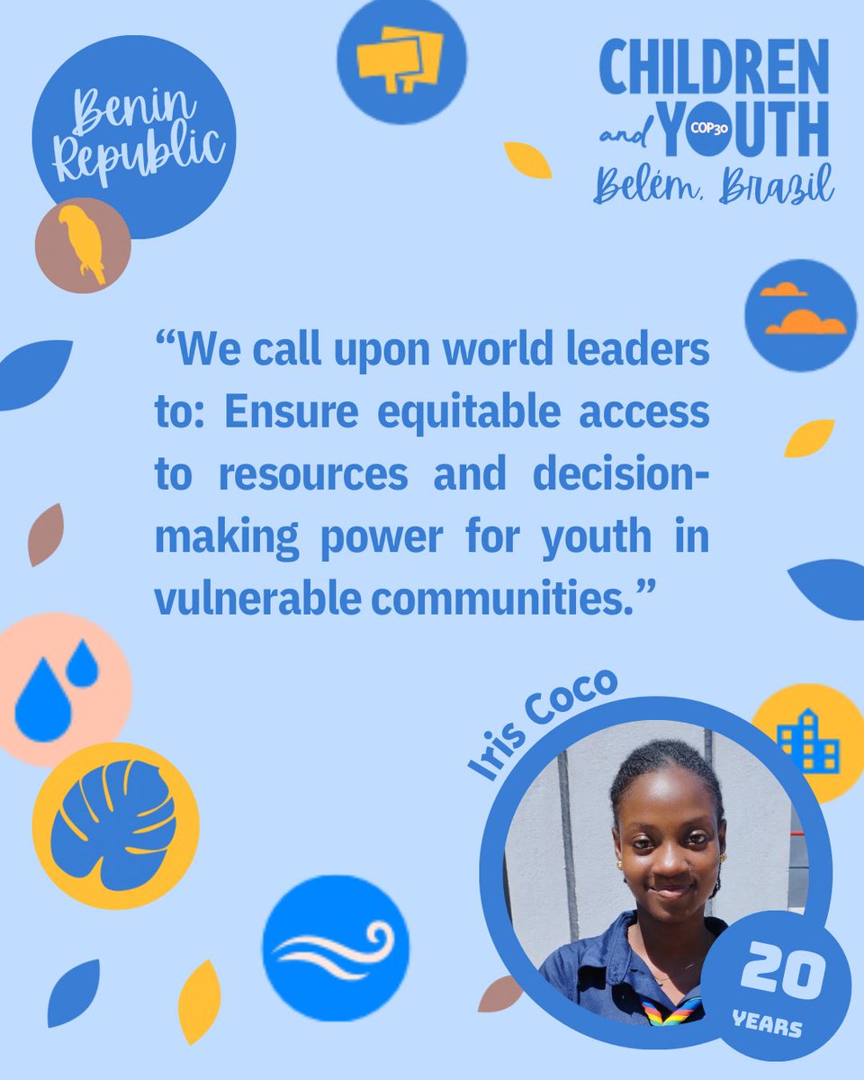 COP30 Children and Youth Pavilion tweet media