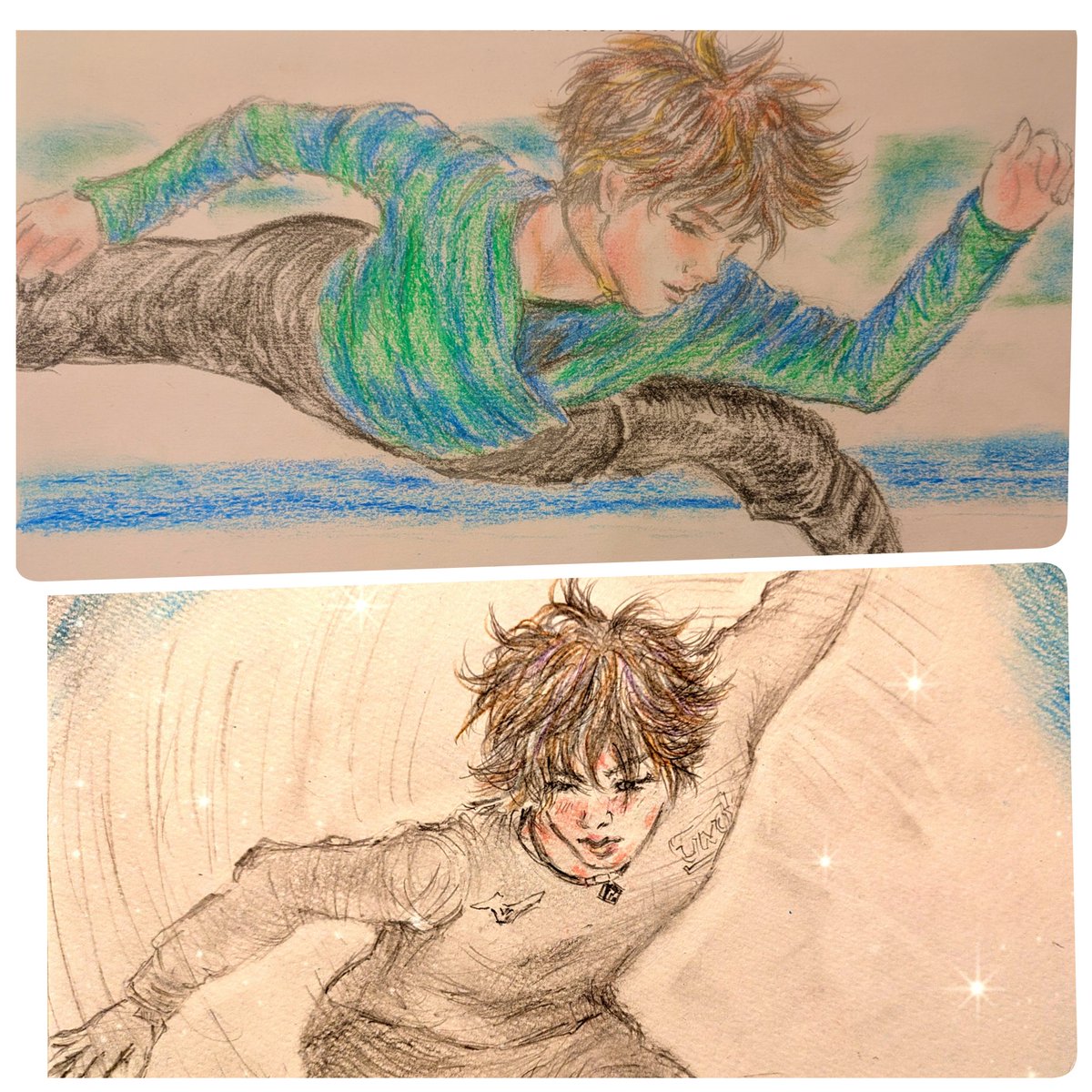 その飛躍も、接地していた時も、まるで空を翔るような  
 #Shomatober2025 
16   Fligh
 #GoodLuckShoma
 #Shomatober 
 #宇野昌磨      #ShomaUno