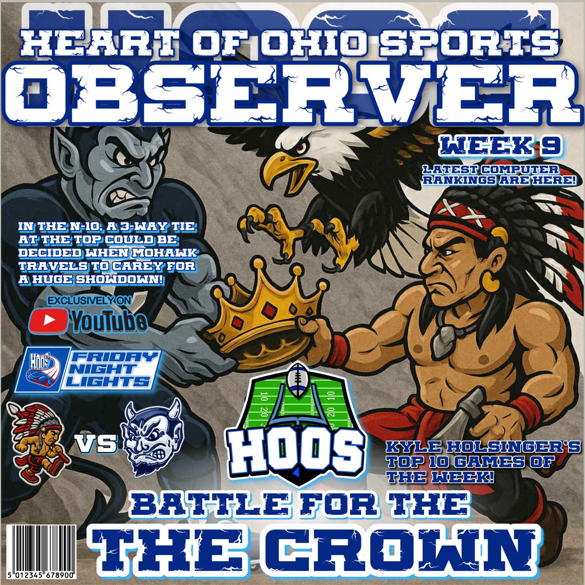 🏈WEEK 9 EDITION🏈

This week's #heartofohiosports Observer written by <a href="/JoshuaMorgret/">Joshua Morgret</a> and <a href="/mcnewkleus/">Kyle “Newkleus” Holsinger</a> is packed full of content to get you set for another week of #OHSAA football! 🏟️

Follow the link below for all the details!🌟

heartofohiosports.com/heart-of-ohio-…