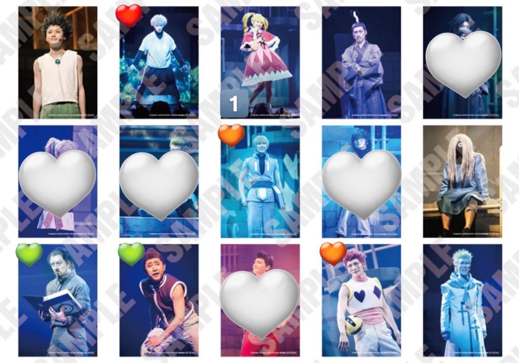 【交換/譲渡】 #きちゅん取引
ハンターハンター ハンステ 舞台ハンター ブロマイド クリアカード 予約特典

譲￤画像+ランダムステッカーシャルナーク(緑色/名前なし)/前回の特典ブロマイドマチ各1

求￤同異種ノブナガ or 定価

❤️は倍数〜🧡は同数程度💚からお引取り必須
特典は交換優先気味です