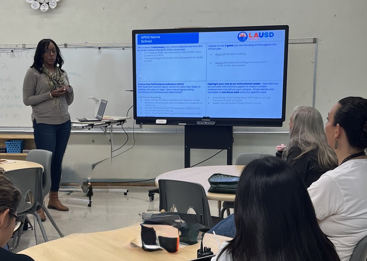 Region North SPED (@regionnorthsped) on Twitter photo Jose Castillo from Erwin Elementary, James McGroarty from Dixie Canyon and Columbus Elementary schools & 
Janelle Brown from Van Nuys Elementary presented their schools’ data at today’s APEIS network meeting. Thank you for the great work you do! <a href="/LausdSPED/">LAUSDSPED</a> <a href="/LASchoolsNorth/">LAUSD Region North</a> Jose Castillo from Erwin Elementary, James McGroarty from Dixie Canyon and Columbus Elementary schools & 
Janelle Brown from Van Nuys Elementary presented their schools’ data at today’s APEIS network meeting. Thank you for the great work you do! <a href="/LausdSPED/">LAUSDSPED</a> <a href="/LASchoolsNorth/">LAUSD Region North</a>
