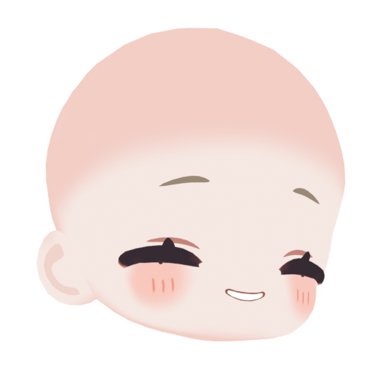 Currently developing Chibi3D 2.0✨
I am working on making expressions more expressive than before and creating eyelashes❤️
