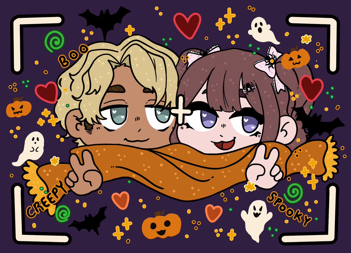 It's creepy spoopy month ✨🎃🦇🕷️ 

Stay safe all you ghosts and goblins and don't forget to bundle up for the cold weather. 

Halloween pfp by <a href="/doodleebug13/">🪲 Buggie✨</a> 💝