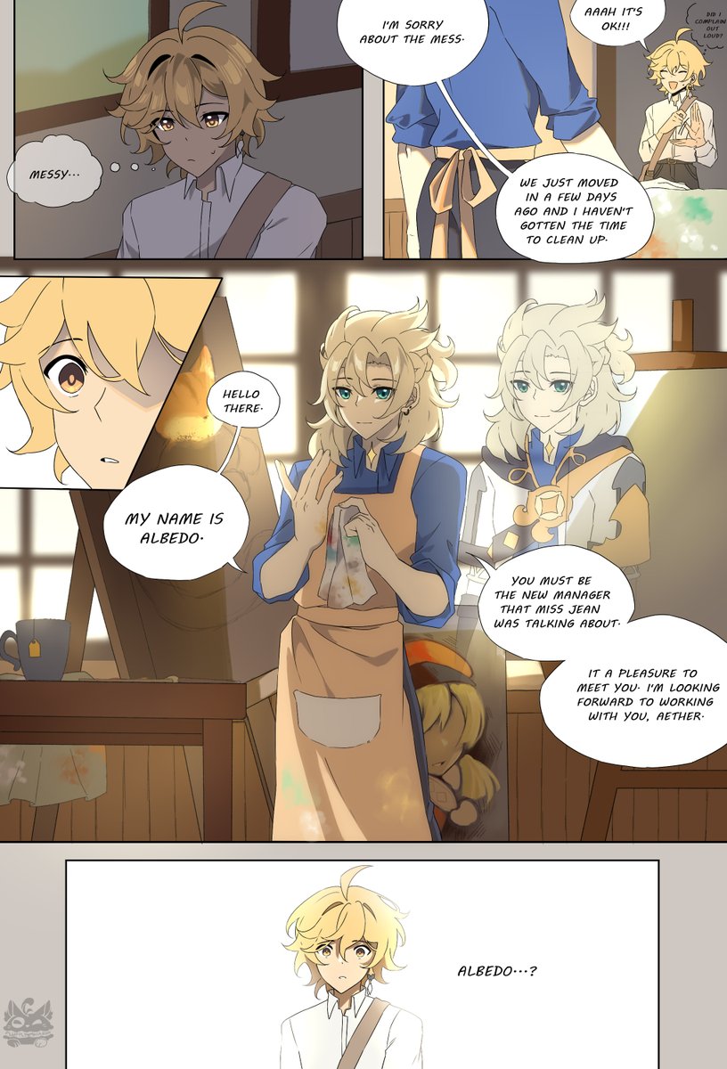 FlufflyMacaron's tweet image. Day 3 - Hello &amp;amp; Goodbye
-
&quot;I met him again for the first time today.
But...does he remember...?&quot;
-
Once again forgive me for any mistakes 🙏😅

#aebetherweek25 #Albether