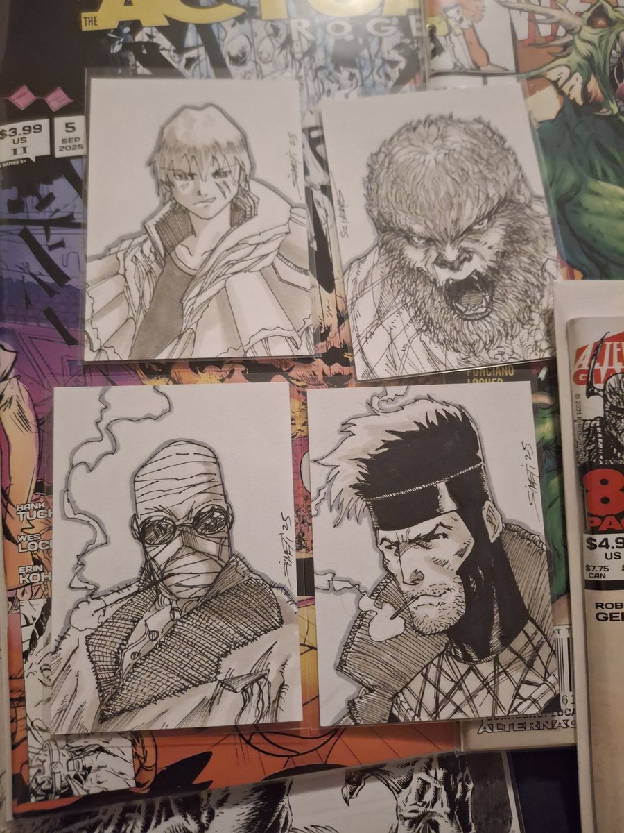 Thank you <a href="/petersimeti/">peter simeti</a> <a href="/alternacomics/">Alterna Comics</a> #sketchcard #comics #art